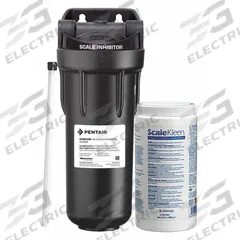 PENTAIR/EVERPURE Water Filtration System: 6 gpm, 12 1/2 in Overall Ht, NPT, Plastic, Black (MPN EV979720-75). Key specifications — Housing Material: Plastic; Color: Black; Brand: PENTAIR/EVERPURE; Reduces: Scale.