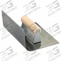 TOUGH GUY Cove Trowel: Blue Steel, 7 1/2 in Blade Lg, 5 3/4 in Blade Wd, Wood, 4 1/2 in Handle Lg (MPN 3YPD6). Key specifications — attr1018582: Radius Cove; attr1004985: Cove Trowel; attr1004984: TOUGH GUY; attr1004993: Wood.