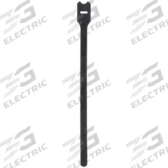 PANDUIT Hook-and-Loop Cable Tie: 12 in Lg, 3.18 in, 0.5 in Wd, Nylon/Polyethylene, Black, 10 PK (MPN HLT3I-X0). Key specifications — Max. Bundle Dia.: 3.18 in; Material: Nylon; Color: Black; Brand: PANDUIT.