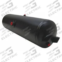 VELVAC Air Tank: 6.16 gal Tank Capacity, 125 psi Max Op Pressure, Horizontal, 33.75 in Overall Lg (MPN 035101). Key specifications — attr51589: SAE J10; attr51576: VELVAC.