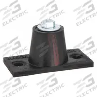 MASON Floor-Mount Vibration Isolator: Neoprene, 125 lb Capacity, 1 1/2 in Ht, 1 5/8 in Wd, Red (MPN 4C876). Key specifications — Brand: MASON; Screw Size: 5/16 in.