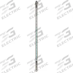 VEE GEE Armored Liquid In Glass Thermometer: 30°F to 220°F, Partial Immersion, 3 in Immersion Dp (MPN 80904E-A). Key specifications — Accuracy: +/-2°F; Brand: VEE GEE; Temperature Units: Fahrenheit.