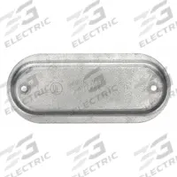 Covers for Conduit Access Fitting: Steel, Galvanized, 2 in Trade Size (MPN 670). Key specifications — Finish: Galvanized; Includes: Screws; For Use With: Hubbell Killark Threaded Rigid Conduits; Brand: HUBBELL KILLARK; Mfr. Series: Duraloy 7.