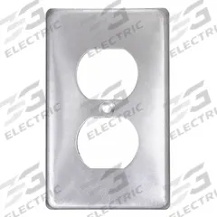 HUBBELL KILLARK Weatherproof Cover: Copper-Free Aluminum, FD/FS, Duplex Receptacles, 1 Gangs, 3 (MPN 1FA). Key specifications — Brand: HUBBELL KILLARK; Color: Gray; Compatible with Product Type: Duplex Receptacles; Compatible with Series: FS; Mounting Orientation: Vertical.