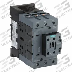 SIEMENS IEC Magnetic Contactor: Non-Reversing, 3 Poles, 3NO Contacts, 96 A, 24V AC Coil (MPN 3RT20461AC20). Key specifications — Brand: SIEMENS; Integrated Surge Suppression: No.