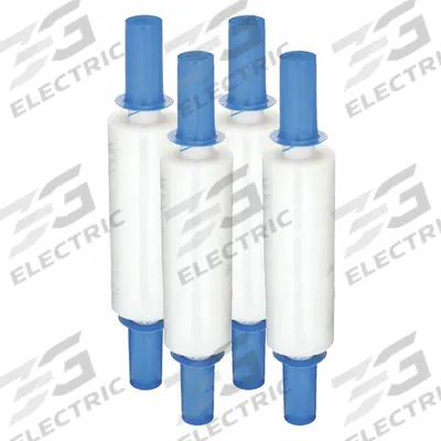 GOODWRAPPERS Stretch Wrap Film: 70 ga Gauge, 30 in Overall Wd, 1,000 ft Overall Lg, Clear - Handle with Brake Stretch Wrap