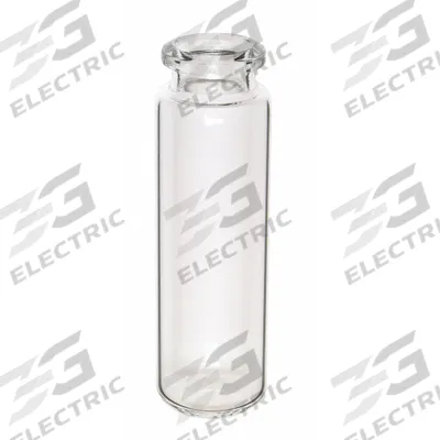 KIMBLE Autosampler Vial: 2 mL, No Closure, 12 mm Body Dia, Round, Amber - Glass Sample Vials