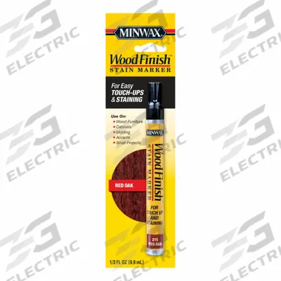MINWAX Wood Repair Marker: Wood Repair Marker, Oil, 1 Container Size, Wood, Red Oak - Wood Repair Markers