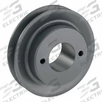 APPROVED VENDOR V-Belt Pulley: AK44, 1 Groove, 4.25 in OD, Bushed Bore, H/QT, Cast Iron, Webbed (MPN AK44H). Key specifications — Pulley Industry Number: AK44; Pitch Diameter: 3.66 in (3L); For Belt Section (broad, with similar types): 3L.