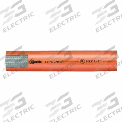 LIQUATITE Conduit: 1 1/2 in Trade Size, Orange, 25 ft Nominal Lg - Continuous-Flex Liquid-Tight Plastic Conduit