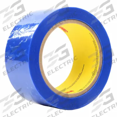 3M Film Tape: 2 in Wd, 72 yd Lg, 2.4 mil Thick, Polyester Film, Silicone - High-Temperature Film Masking Tape