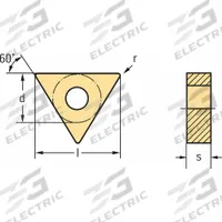 WALTER Triangle Turning Insert: TNMG333-MK5 WKK20S, TNMG160412-MK5 WKK20S (MPN 6121123). Key specifications — attr257938: TNMG333-MK5 WKK20S; attr257939: TNMG160412-MK5 WKK20S.