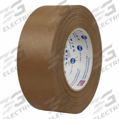 APPROVED VENDOR Masking Tape: 534, Brown, 1 7/16 in Roll Wd, 60 yd Overall Roll Lg - Flatback Tape