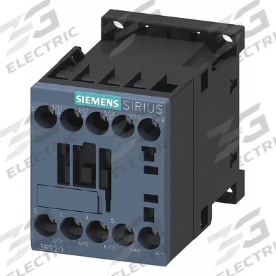 Siemens Power Contactor: Non-Reversing, 3 Poles, 3NO Contacts, 12 A - Non-Reversing IEC Contactors