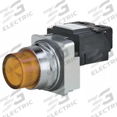 SIEMENS Pilot Light: 30 mm Panel Mounting Size, Amber, Incandescent, Class 52 Series (MPN 52PL4D9). Key specifications — Series: Class 52; Brand: SIEMENS; Includes Push-To-Test: No Push-To-Test Included.