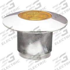 SIEMENS Mushroom Head: 30 mm Panel Size, Illuminated, Metallic, Amber (MPN 52RB3H9). Key specifications — Manufacturer Part Number: 52RB3H9; Compatible Operator Illumination: Illuminated; Compatible with Series: 52PP; Head Attachment Type: Screw-On; Head Material: Metal; Brand: SIEMENS.
