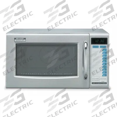 SHARP Professional Microwave: 1 cu ft Oven Capacity, 1,000 W Cooking Watt, 11 Power Levels - Commercial Countertop Microwaves