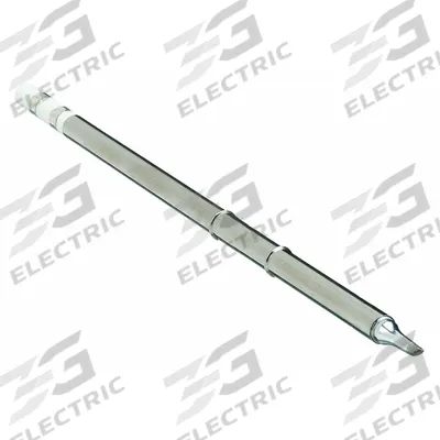 HAKKO Soldering Tip: T15 Series, Bevel, 3.3 mm W - T15 Series Soldering Tips