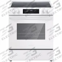 FRIGIDAIRE Electric Range: White, Electric, 5 Burners, ADA Compliant (MPN FCFE3062AW). Key specifications — ADA Compliant: Yes; Power Source: Electric; Self Cleaning: No; Brand: FRIGIDAIRE.