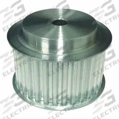 DAYTON Timing Pulley: Trapezoidal, Plain, For T5 Timing Belt Section, For 25 mm Belt Wd, 20 Teeth (MPN 36T5/20-2). Key specifications — Brand: DAYTON; Tooth Profile: Trapezoidal; Finish: Plain.