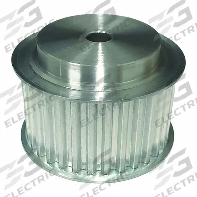 Dayton Timing Pulley: Trapezoidal, Plain, For T5 Timing Belt Section, For 25 mm Belt Wd - T5 Section Timing Belt Pulleys