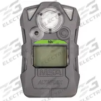 MSA Single-Gas Detector: IP67, Sulfur Dioxide ( SO2 ), MSA ALTAIR 2X, Lithium, Maintainable, SO2 (MPN 10154077). Key specifications — Gas Detected: Sulfur Dioxide; Housing Color: Gray; Battery Chemistry: Lithium.