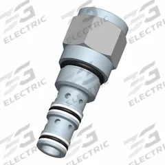BUCHER HYDRAULICS Cartridge Valve: Steel, Screw-In, Screwdriver Adjustment, C10-30 Valve Cavity Size (MPN BFCV-10-N-F-0-2.25). Key specifications — attr1012059: BFCV-10-N-F-0-2.25; attr1250696: BFCV; attr1011660: Nitrile; attr1011632: Screwdriver; attr1011634: Steel; attr1011635: BUCHER HYDRAULICS; attr1011636: Steel; attr1011644: C10-30.