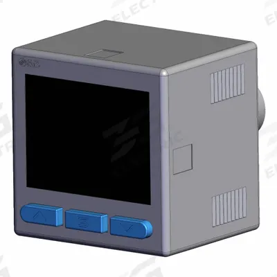 SMC Pressure Switch: 1/8 in Port Size, 1 Output/2 Output NPN/PNP Open Collector - High Precision Vacuum Pressure Switches