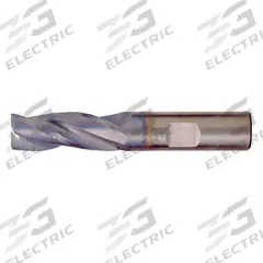 CLEVELAND Corner Radius End Mill: Carbide, TiAlN Coated, 3 Flute, 1/8" Mill Dia, 1/2" LOC, 0.01" Rad (MPN C80366)