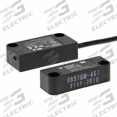OMRON Non-Contact Door Switch: D40A Series, 1NO, 5 m Cable Lg, 15 mm On Sensing Distance - AC & DC Safety-Interlock Switches