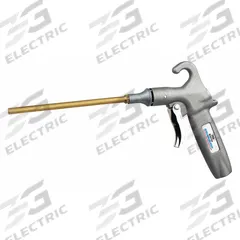 GUARDAIR Booster Air Gun: Pistol-Grip Grip, Aluminum, 1/4 in Female NPT, 1 Nozzle(s), Straight (MPN 76S024). Key specifications — attr1328526: Aluminum; attr1328500: Extension and Nozzle; attr1328508: GUARDAIR; attr1328515: No; attr1328533: Yes.