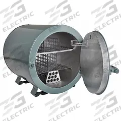 DRYROD Electrode Oven: Benchtop, 120/240V AC, 400 lb Storage Capacity, Gray (MPN 1200200). Key specifications — Color: Gray; Brand: DRYROD; Manufacturer Part Number: 1200200; Input Voltage (Nominal): 120V.