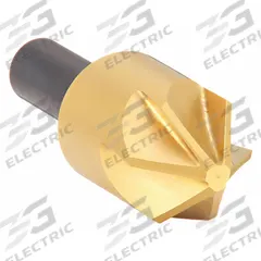 KEO Countersink: 90°, 6 Flute, 2 1/2 in Body Dia, 1 in Shank, TiN Coated High Speed Steel (MPN 55056-TIN). Key specifications — attr1301035: KEO.