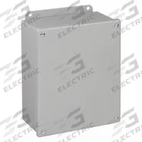 HOFFMAN Enclosure: Steel, 16 in x 14 in x 6 in, NEMA 12/13, Solid Cover, Screw On (MPN A1614SC). Key specifications — Brand: HOFFMAN; Closure Method: Screws; Knockouts: Not Included.