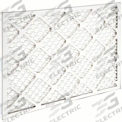 GRAINGER Pleated Air Filter: 20 in x 25 in x 1 in, MERV 9 - MERV 9 Pleated Air Filters