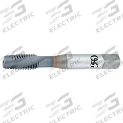 OSG Spiral Flute Tap: 1/2"-20 UNF, 2B, 2 Flute, Plug Chamfer, V Coated Vanadium High Speed Steel (MPN 1305901208)