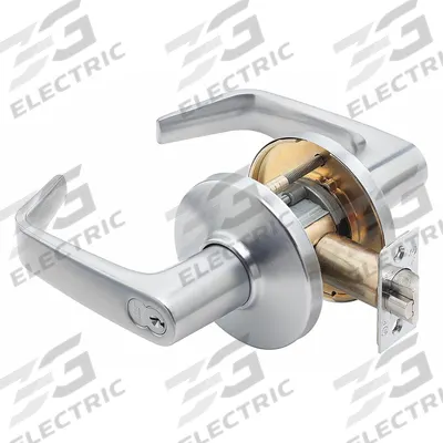 BEST Door Lockset: Office Lever Locksets, Chrome, ADA Compliant