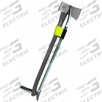 LEATHERHEAD TOOLS Halligan with Handle: Tool Kit, Flathead Axe/Halligan, 31.25 in Handle Lg, Round (MPN K-30B-UFB-8). Key specifications — Brand: LEATHERHEAD TOOLS; Handle Material: Fiberglass; Includes Strap: No; Handle Shape: Round.