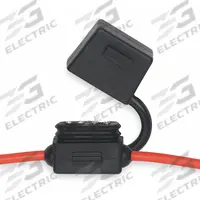 LITTELFUSE In-Line Fuse Holder: Non-Rejection Block Style, 1 Pole, 32 V DC Rating, Wire Leads (MPN FHAC2). Key specifications — Compatible Fuse Series: AF; Brand: LITTELFUSE.