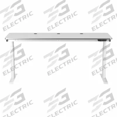 VERSADESK Electric Sit-Stand Desk: White, Wood, 72 in Overall Wd, 24 in Overall Dp - Electric Adjustable-Height Desks
