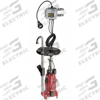 LIBERTY PUMPS Grinder Pump System: 2 hp, 208/230V AC, 50 gpm @ 10' of Head, 110 ft Max. Head, NPT (MPN LSG202-REX). Key specifications — Rated Voltage: 208/230V AC; Discharge Location: Top; Brand: LIBERTY PUMPS; Alarm: Included; Retrofit for Brand & Series: E/One® Extreme D.