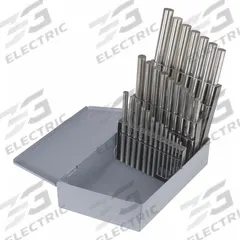 VERMONT GAGE Drill Blank Set: Wire, #80 Smallest Blank Dia., #61 Largest Blank Dia., 20 Pieces (MPN 512300200). Key specifications — attr277226: VERMONT GAGE; attr255930: +0.0002 in.