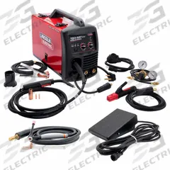 LINCOLN ELECTRIC Multiprocess Welder: Weld Pak 180i MP DV, DC, MIG/Stick/TIG Pack (MPN K5387-5). Key specifications — Maximum Amperage (Stick): 160 A; Maximum Amperage (TIG): 165 A; Input Voltage (Nominal) (Merch - Table Column, Filters): 120V.