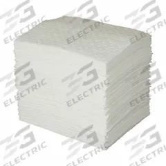 BRADY SPC ABSORBENTS Sorbent Pad: 64 oz Volume Absorbed Per Pad, Polypropylene, White, Bale, 100 PK (MPN SPC500). Key specifications — Brand: BRADY SPC ABSORBENTS; Material: Polypropylene.