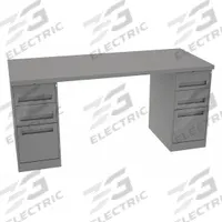 TENNSCO Workbench: Fixed Ht, Steel, 72 in x 30 in, 1,800 lb Overall Load Capacity, Gray (MPN MWB-6-3072S). Key specifications — Brand: TENNSCO.