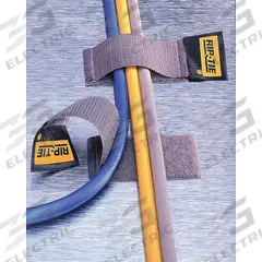 RIP-TIE Hook-and-Loop Mountable Cable Tie: 4 in Lg, 1.50 in, 1 in Wd, 90 lb Tensile Strength, 5 PK (MPN C-04-005-BK). Key specifications — Color: Black; Brand: RIP-TIE; Includes: Acrylic Adhesive Back; Max. Bundle Dia.: 1.50 in.