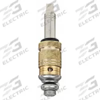CHICAGO FAUCETS Cartridge: Use with Hot/Cold Water, Brass, Compression, (1) Cartridge (MPN 377-X245LJKABNF). Key specifications — For Water Temperature: Hot/Cold; Compatible Brand: Chicago Faucets; Product Type: Cartridge; Includes: (1) Cartridge; Material: Brass.