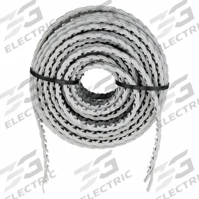 POWERTWIST STANDARD Adjustable Link Round Belt: Gray, 9/16 in Dia, For 5 5/8 in Min Pulley Dia - Adjustable-Link Round Belts