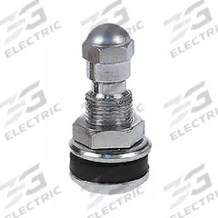 HALTEC Tire Valve: Low Profile Valve, Clamp-In, 180° Valve Stem Angle, L-Shape, Std Bore Valve Size (MPN TV-575-HP). Key specifications — Valve Type: Clamp-In; Thread Size: 0.305-32; Valve Shape: L-Shape; Color: Silver; Product Type: Low Profile Valve; Compatible Vehicle Type: Trucks; Material: Metal; Brand: HALTEC.