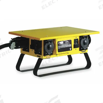 HUBBELL WIRING DEVICE-KELLEMS Power Distribution Box: Single Phase, 125/250V AC, CS6375 - Power Distribution Boxes